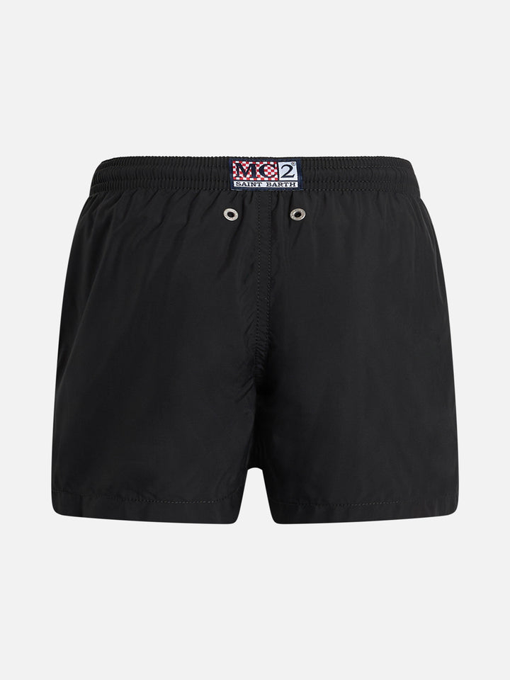 Boy mid-length Haiti swim-shorts with Snoopy placed print and embroidery | SNOOPY PEANUTS SPECIAL EDITION - MC2 Saint Barth