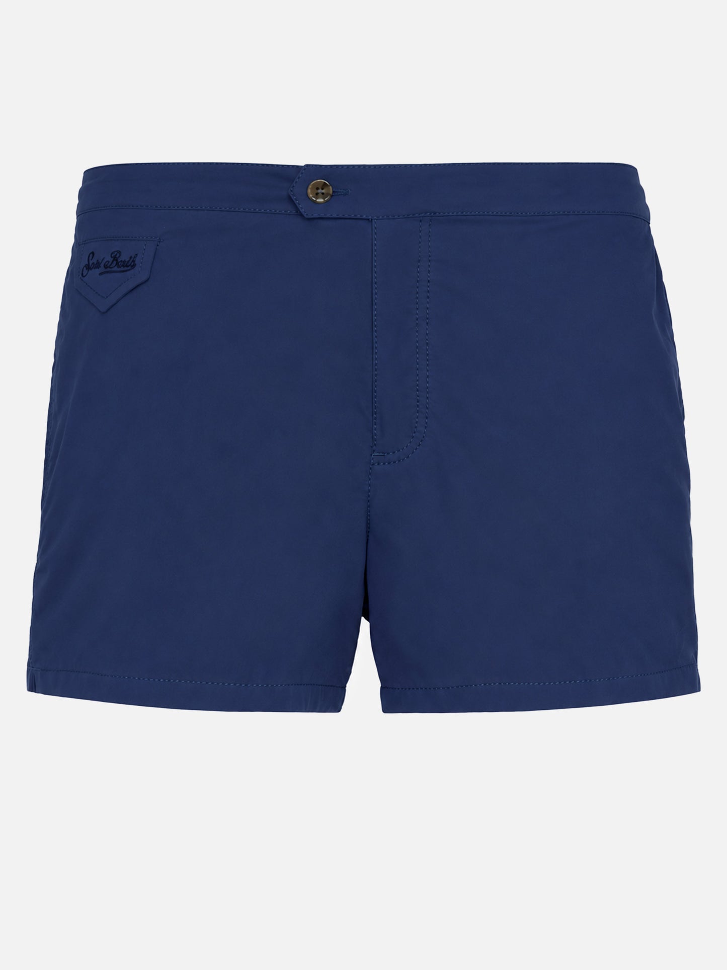Harrys marineblaue Badeshorts mit schmaler Passform 