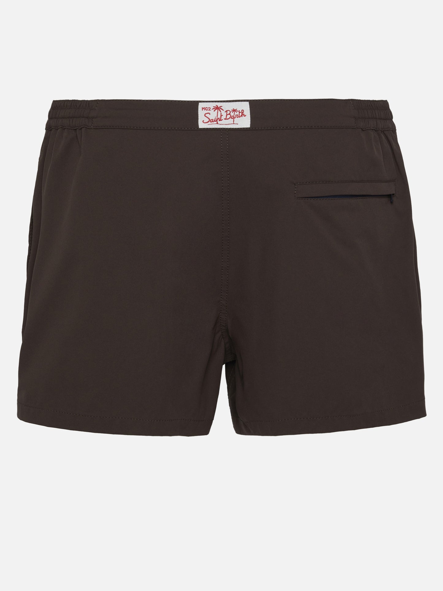Harrys camel brown fitted cut swim shorts