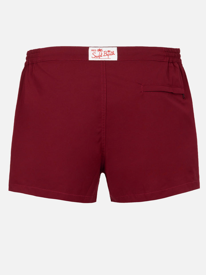 Costume da bagno da uomo Harrys dal taglio aderente bordeaux