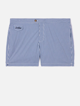Short de bain Harrys à rayures bleu et blanc 