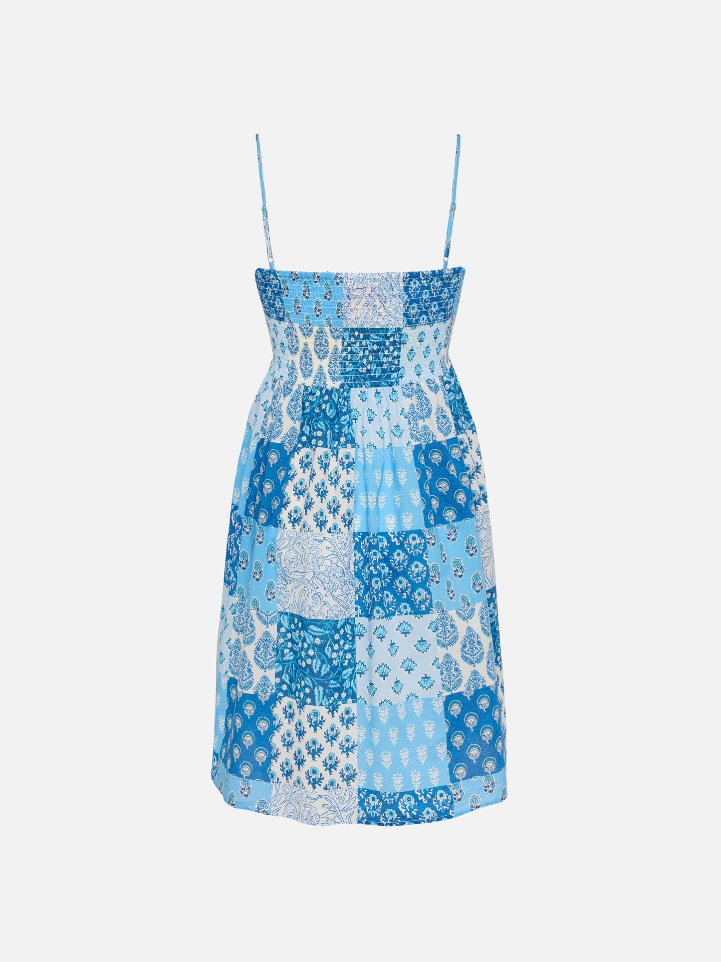 Hawa cotton dress with smocked embroidered bodice - MC2 Saint Barth