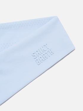 Leichtes blue Studio-Stirnband 