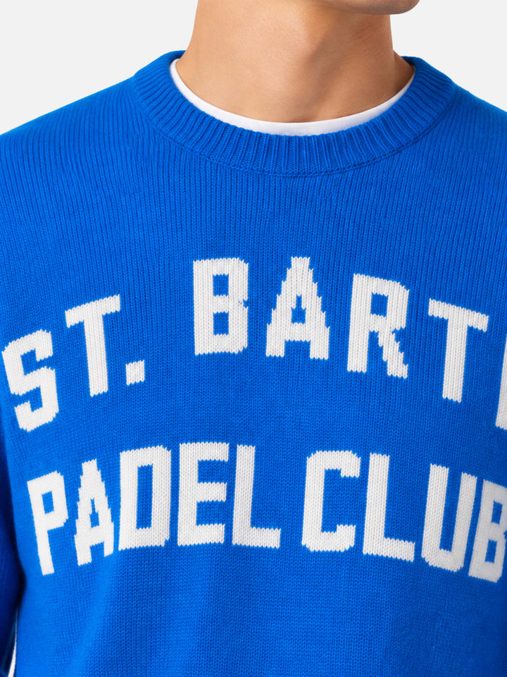 Sweater Heron with St. Barth Padel Club jacquard