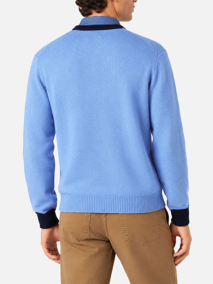 Pull à col rond avec broderie Tequila à gogo 
