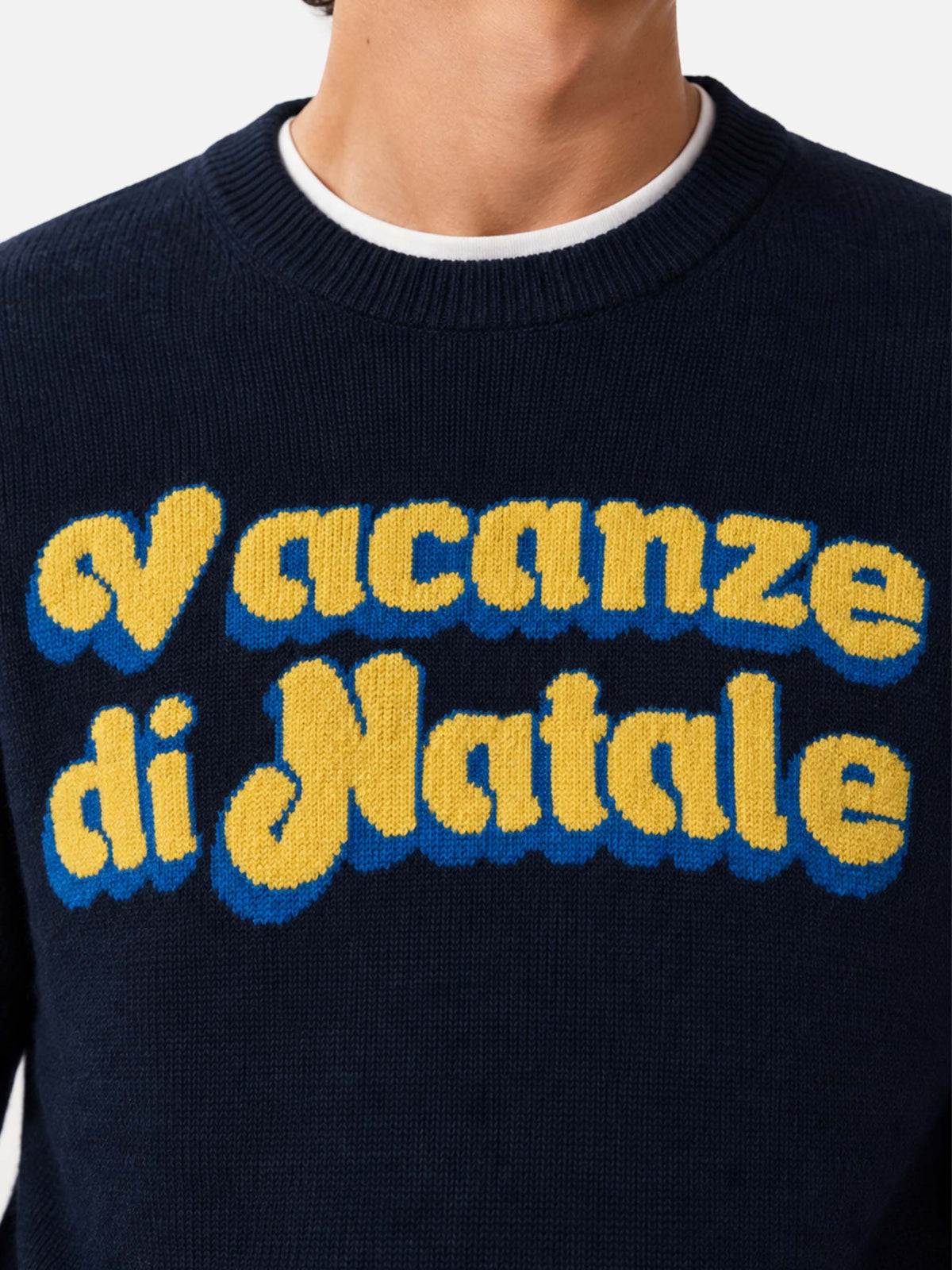 Pull col rond Heron avec jacquard Vacanze di Natale | VACANZE DI NATALE SPECIAL EDITION 