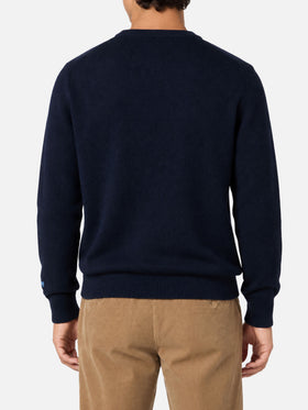 Pull col rond Heron avec jacquard Vacanze di Natale | VACANZE DI NATALE SPECIAL EDITION 