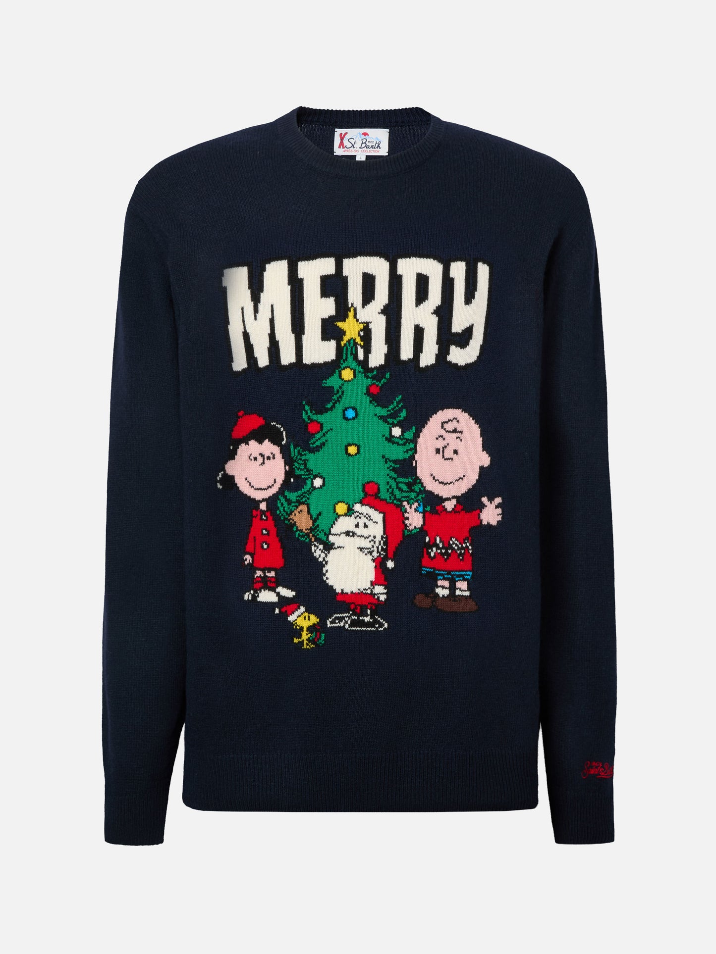 Heron sweater with Peanuts holiday-theme jacquard | PEANUTS SPECIAL EDITION