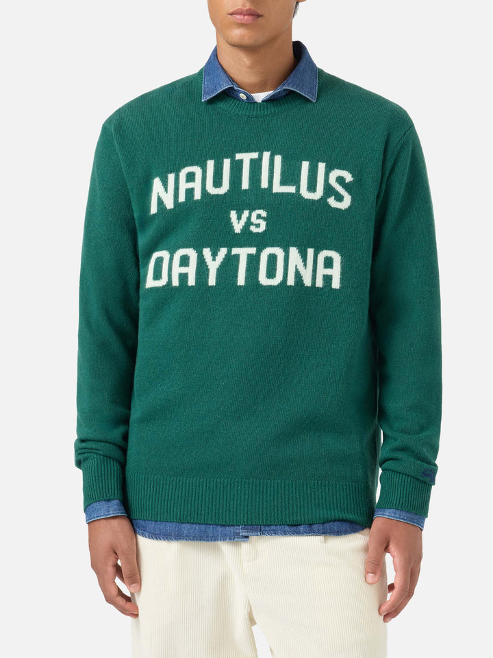 Heron green Nautilus Daytona sweater