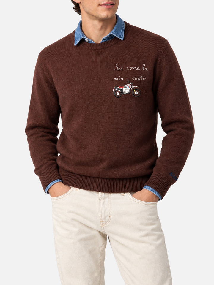 Heron brauner Sei come la mia moto Pullover 