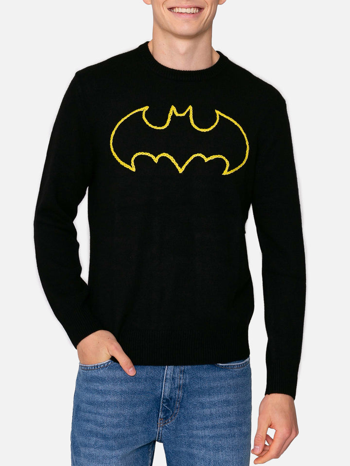 Maglione girocollo Heron con ricamo Batman | WARNER BROS. SPECIAL EDITION