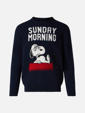Maglione girocollo Heron con jacquard Snoopy Sunday Morning | SNOOPY - EDIZIONE SPECIALE PEANUTS™