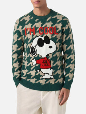 Maglione Heron P verde con lavorazione jacquard Snoopy | SNOOPY – EDIZIONE SPECIALE PEANUTS™