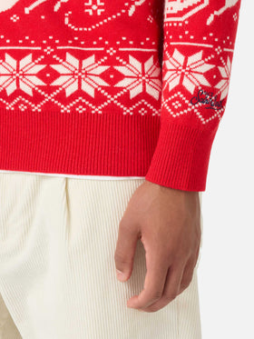 Pull Fair Isle Heron avec jacquard Jingle Balls 