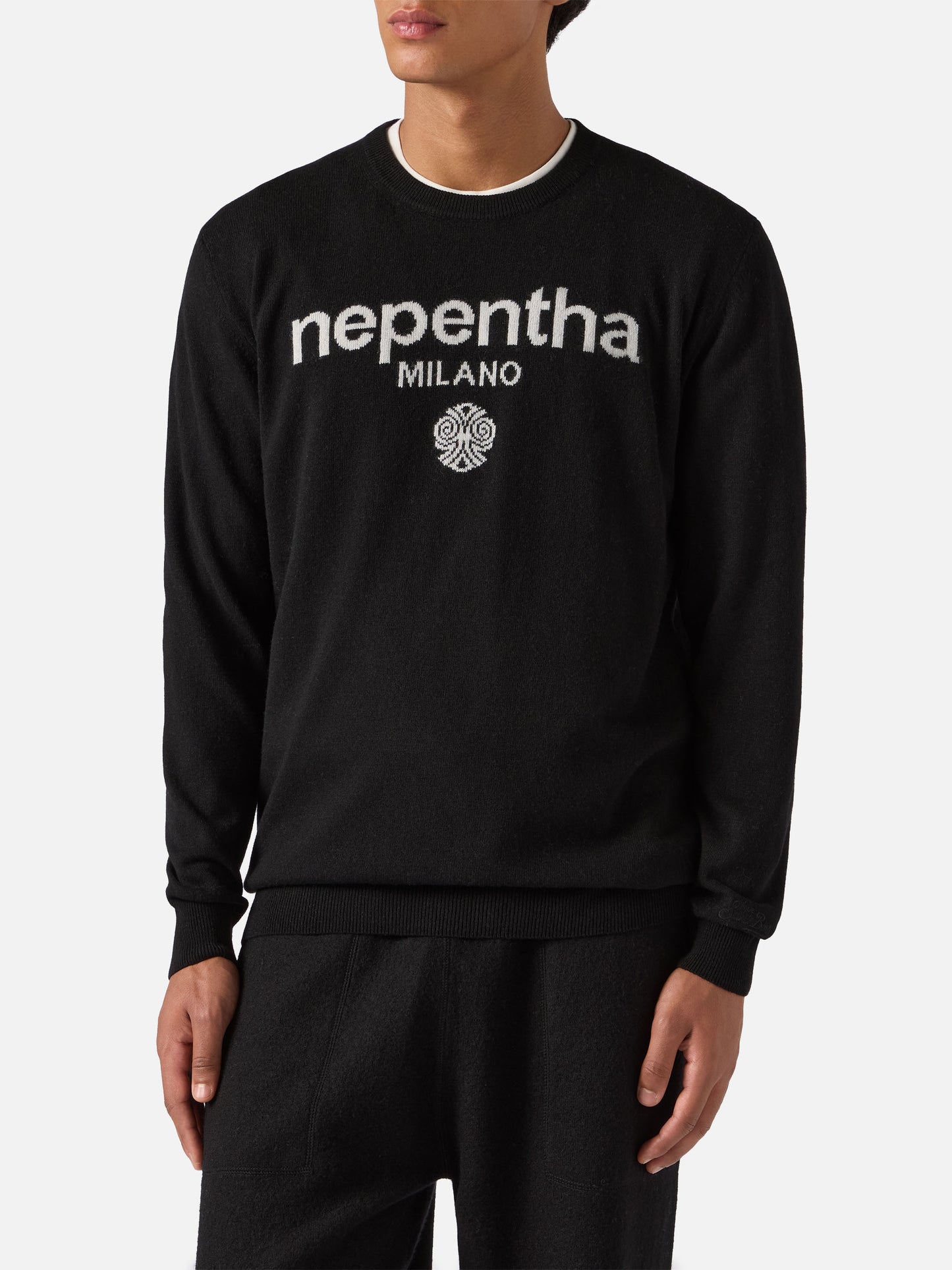 Heron Light sweater with Nephenta jacquard | NEPHENTA SPECIAL EDITION
