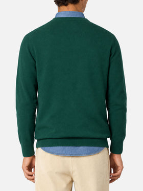 Pull ras-du-cou Heron avec broderie Time is precious 