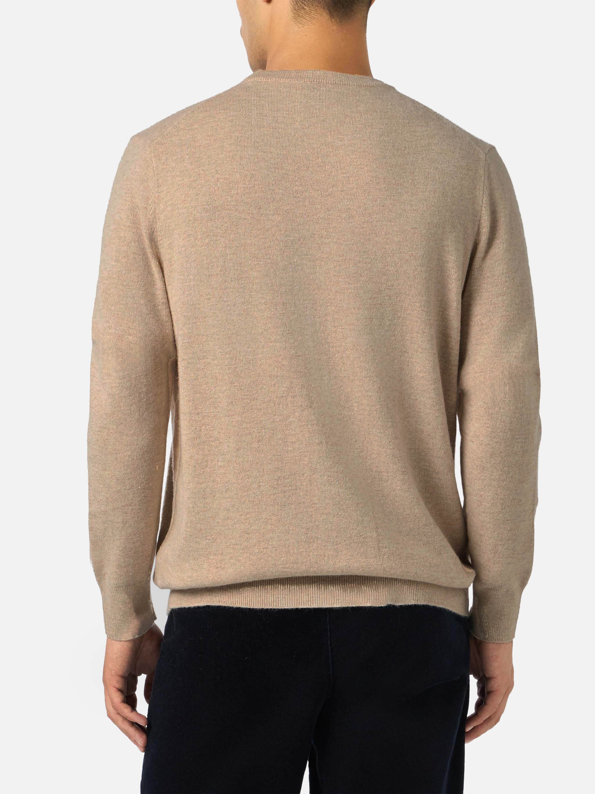 Man sweater Heron with Vacanze di Natale jacquard | VACANZE DI NATALE SPECIAL EDITION - MC2 Saint Barth