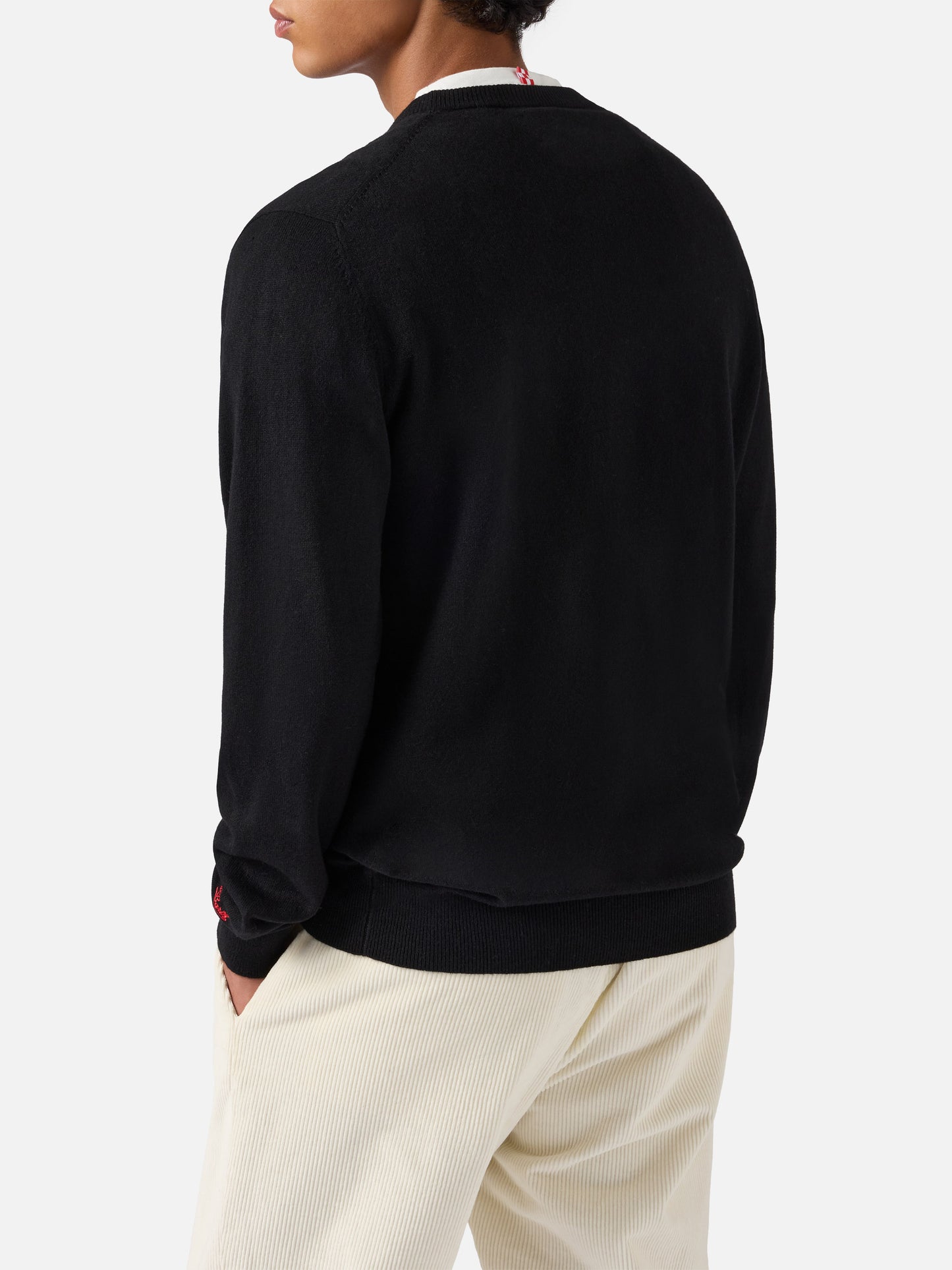 Maglione a girocollo Heron Light con ricamo Caffè Corretti  Negroni Sbagliati