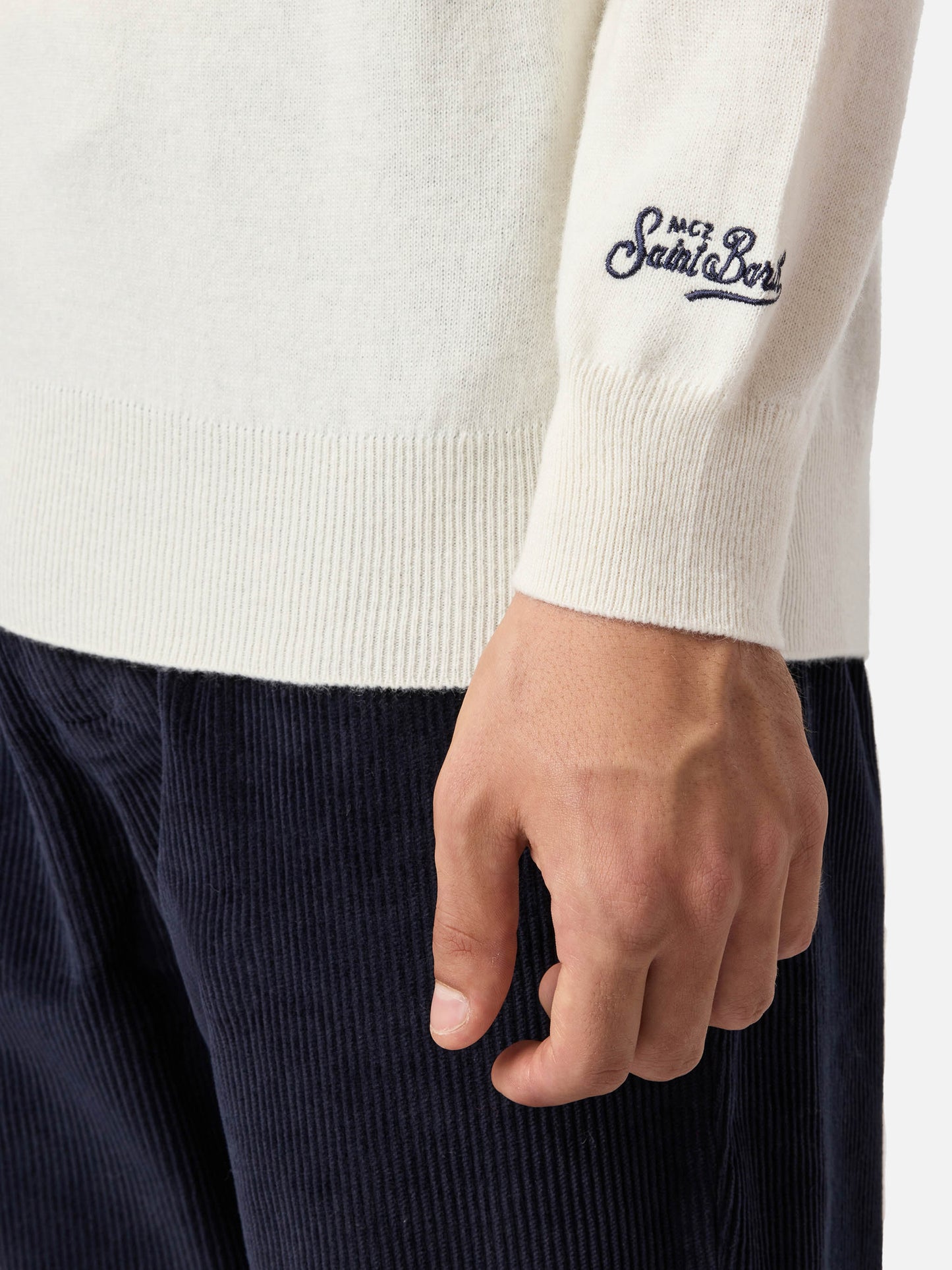 Maglione a girocollo Heron Light con ricamo Vacanze di Natale | VACANZE DI NATALE SPECIAL EDITION