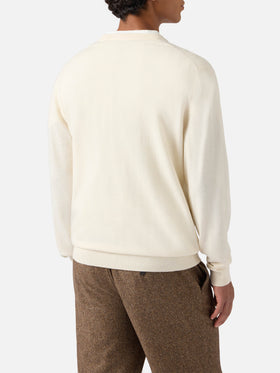 Maglione a girocollo Heron Light con ricamo Coke is too expensive