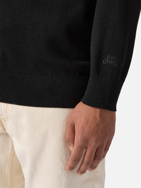 Maglione a girocollo Heron Light con ricamo Golden Power