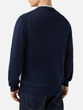 Crewneck sweater Heron Light with Starducks embroidery