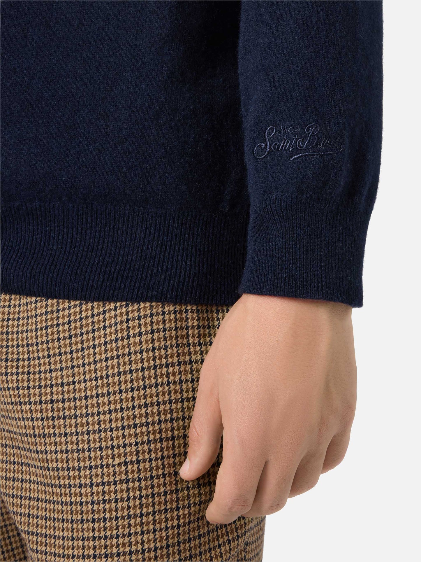 Maglione a girocollo Heron Light con ricamo Negare, negare sempre! | VACANZE DI NATALE SPECIAL EDITION