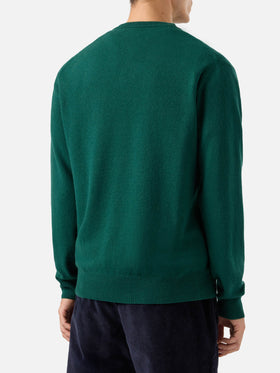 Maglione a girocollo Heron Light con ricamo 15/0 battuta regolare! | VACANZE DI NATALE SPECIAL EDITION