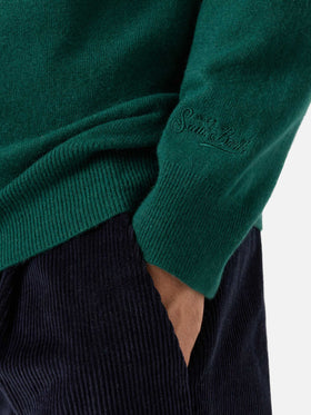Maglione a girocollo Heron Light con ricamo 15/0 battuta regolare! | VACANZE DI NATALE SPECIAL EDITION