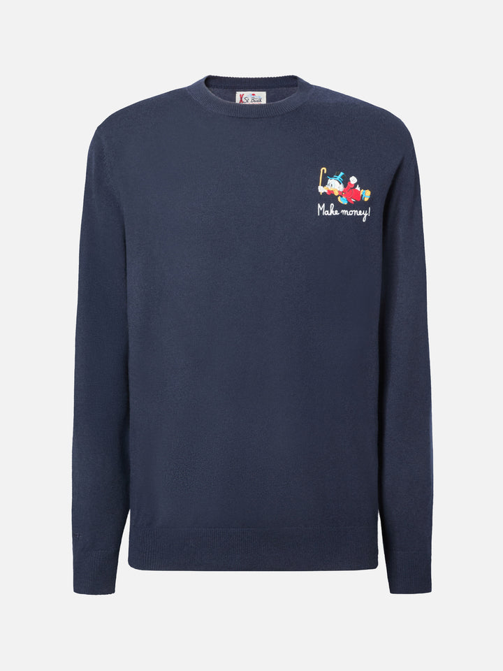 Maglione a girocollo Heron Light con ricamo zio Paperone |DISNEY SPECIAL EDITION