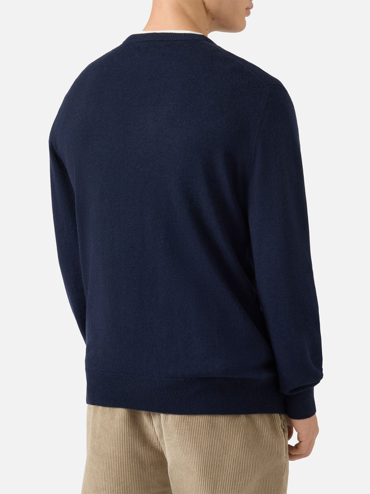 Maglione a girocollo Heron Light con ricamo zio Paperone |DISNEY SPECIAL EDITION