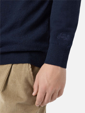 Maglione a girocollo Heron Light con ricamo zio Paperone |DISNEY SPECIAL EDITION