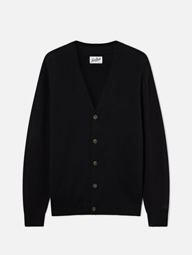 Cardigan en laine Black Herrison 