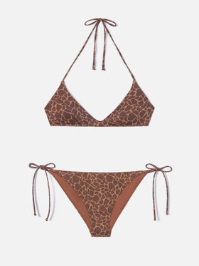 Bikini Hespera Virgo con estampado animal 
