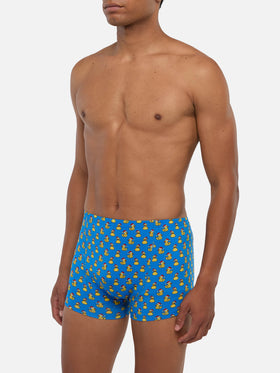 Stretch underwear boxer Howard with ducky print