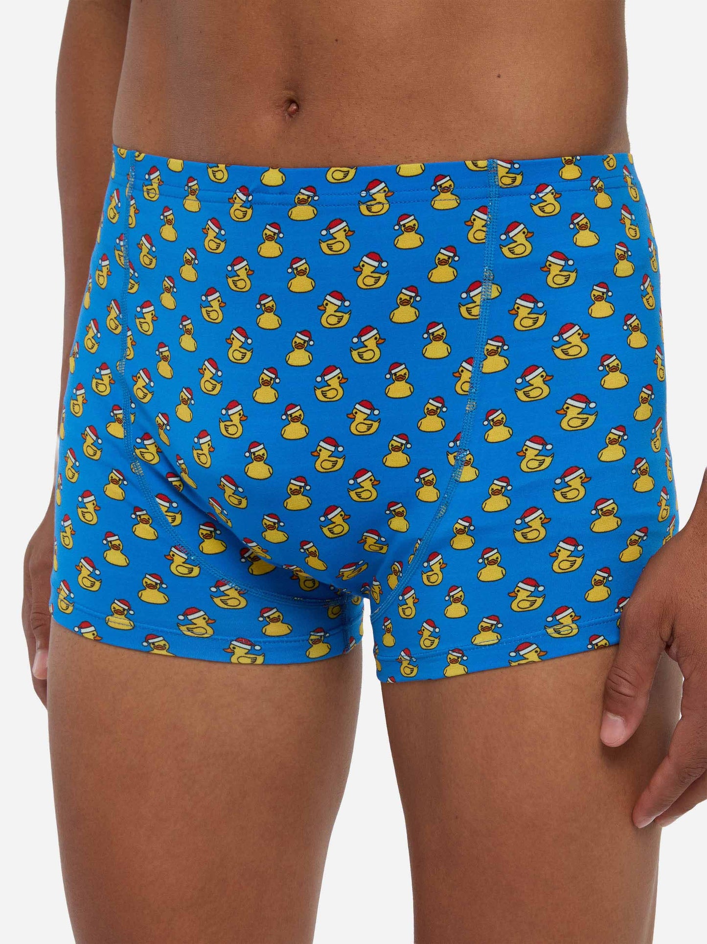 Stretch underwear boxer Howard with ducky print