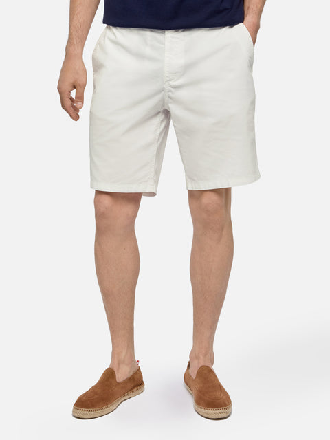 White cotton bermuda shorts Ischia - MC2 Saint Barth