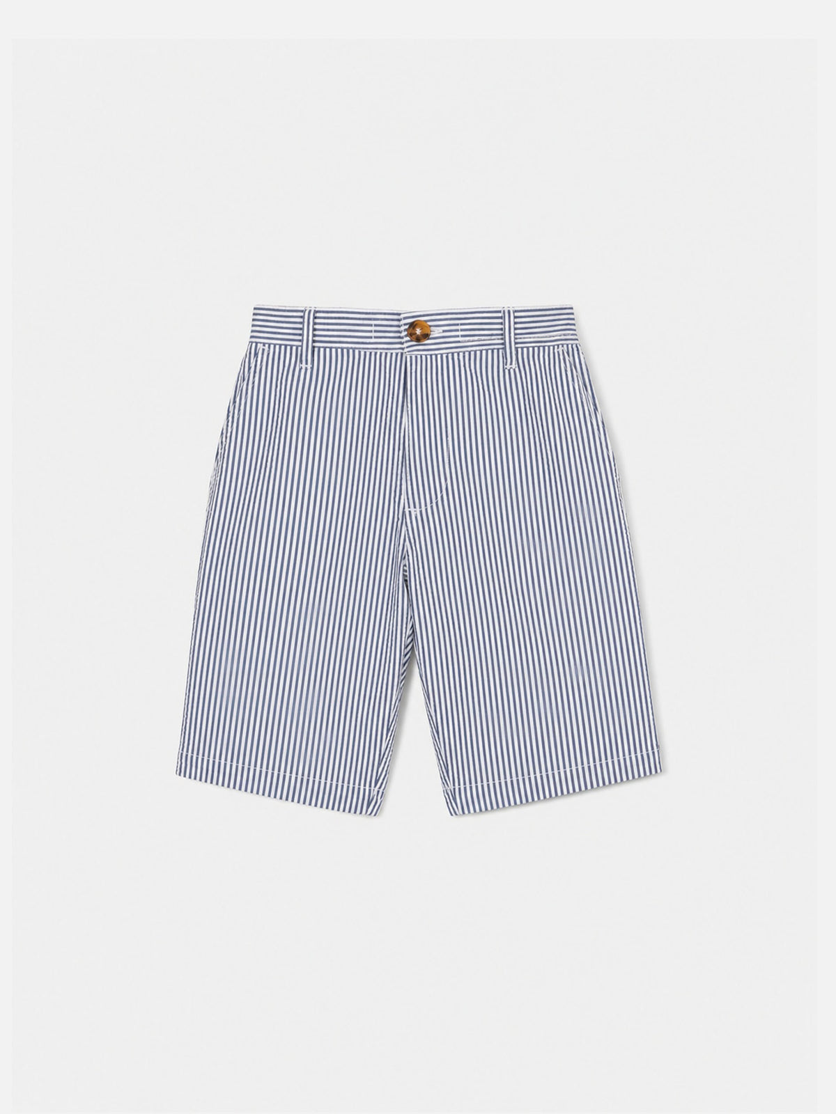 Boy seersucker bermuda shorts Ischia Jr