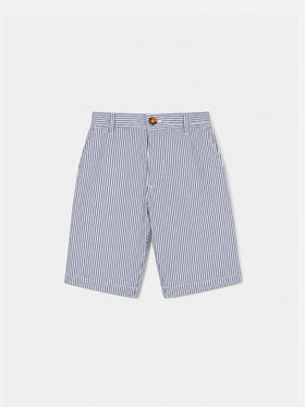 Boy seersucker bermuda shorts Ischia Jr