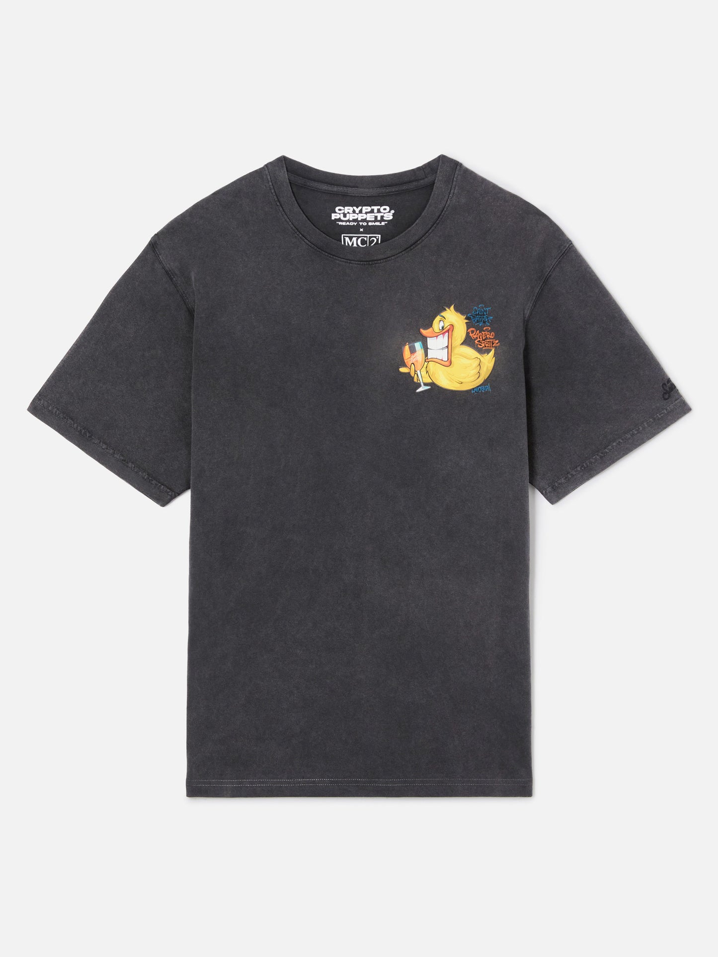 Baumwoll-T-Shirt Jack mit Cryptopuppets ducky Print | Special Edition 