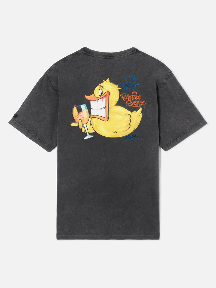 Baumwoll-T-Shirt Jack mit Cryptopuppets ducky Print | Special Edition 