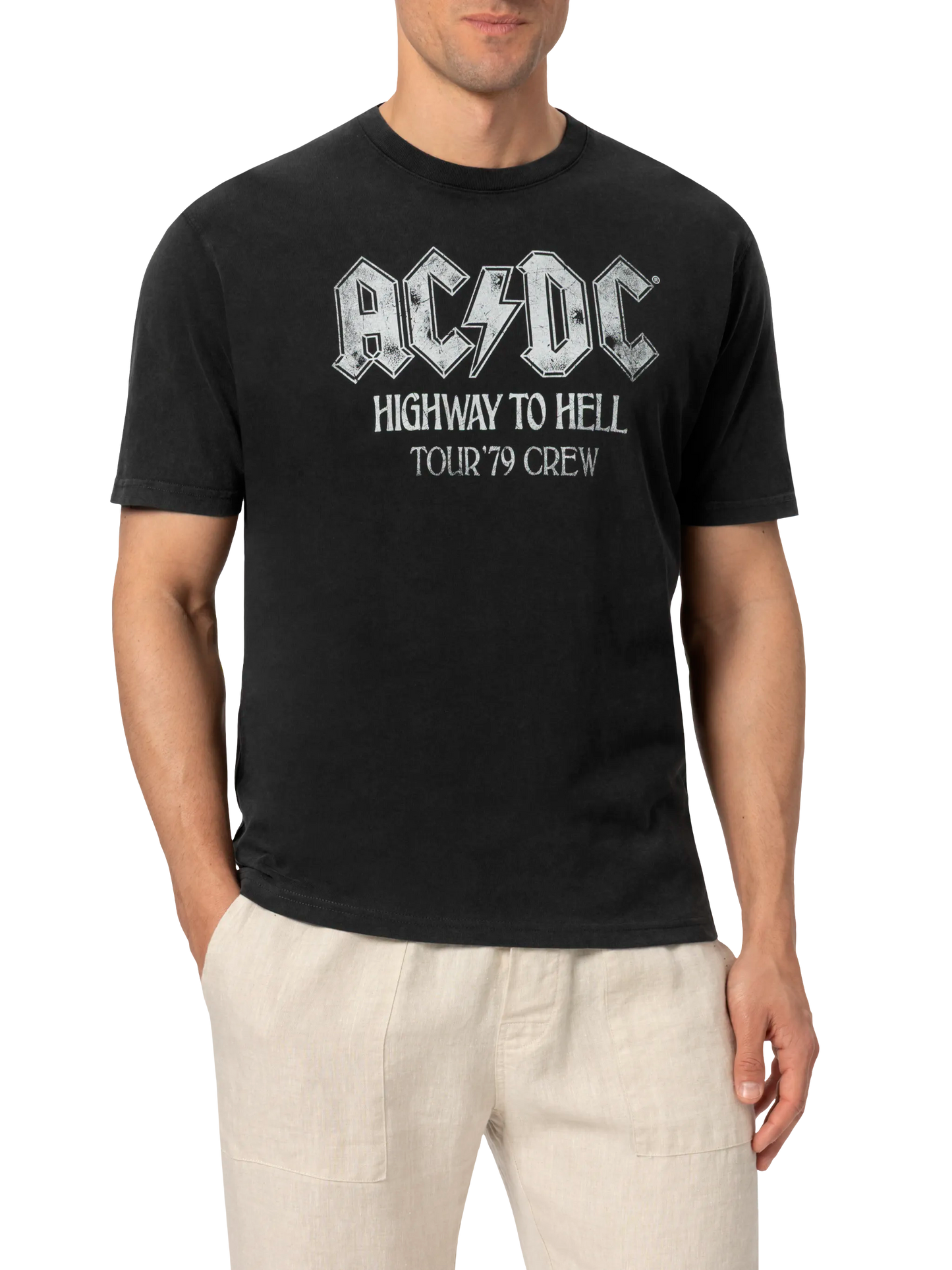 Vintage cotton t-shirt Jack with ACDC print - MC2 Saint Barth