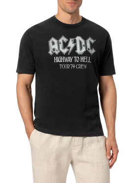 Vintage cotton t-shirt Jack with ACDC print - MC2 Saint Barth