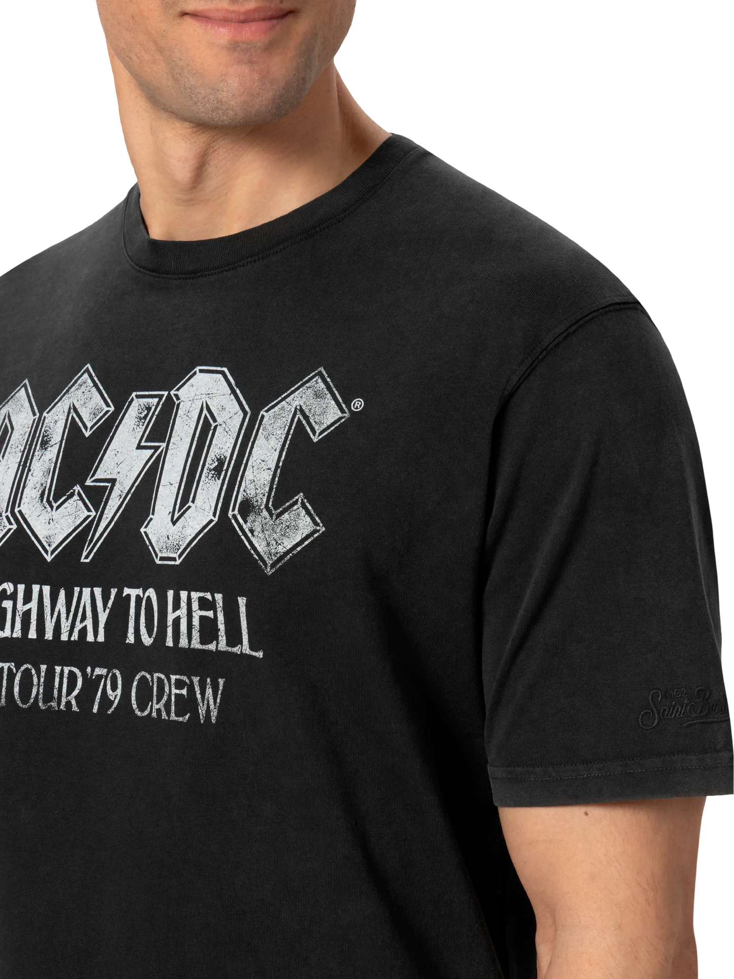 Vintage cotton t-shirt Jack with ACDC print - MC2 Saint Barth