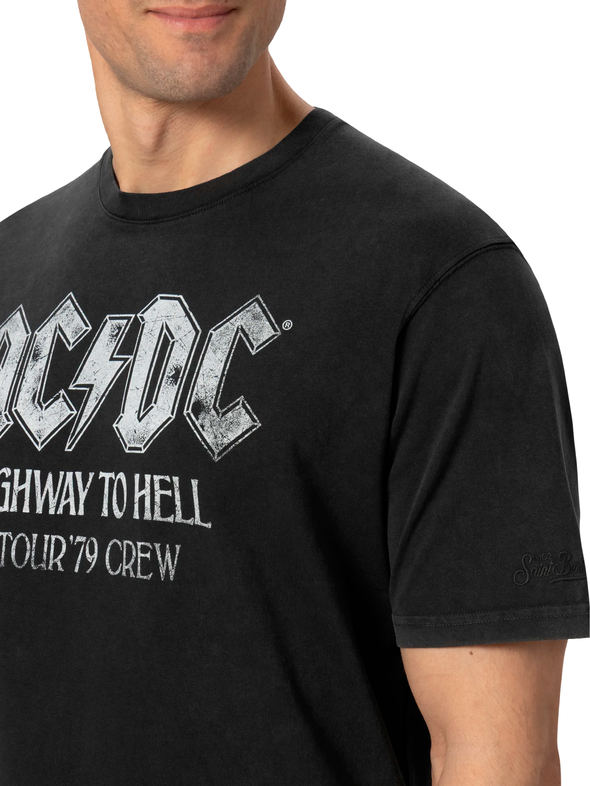Vintage cotton t-shirt Jack with ACDC print - MC2 Saint Barth