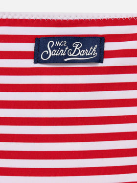 Jaiden bralette bikini with striped print - MC2 Saint Barth