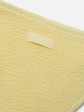 Jaiden pastel yellow crinkle bikini
