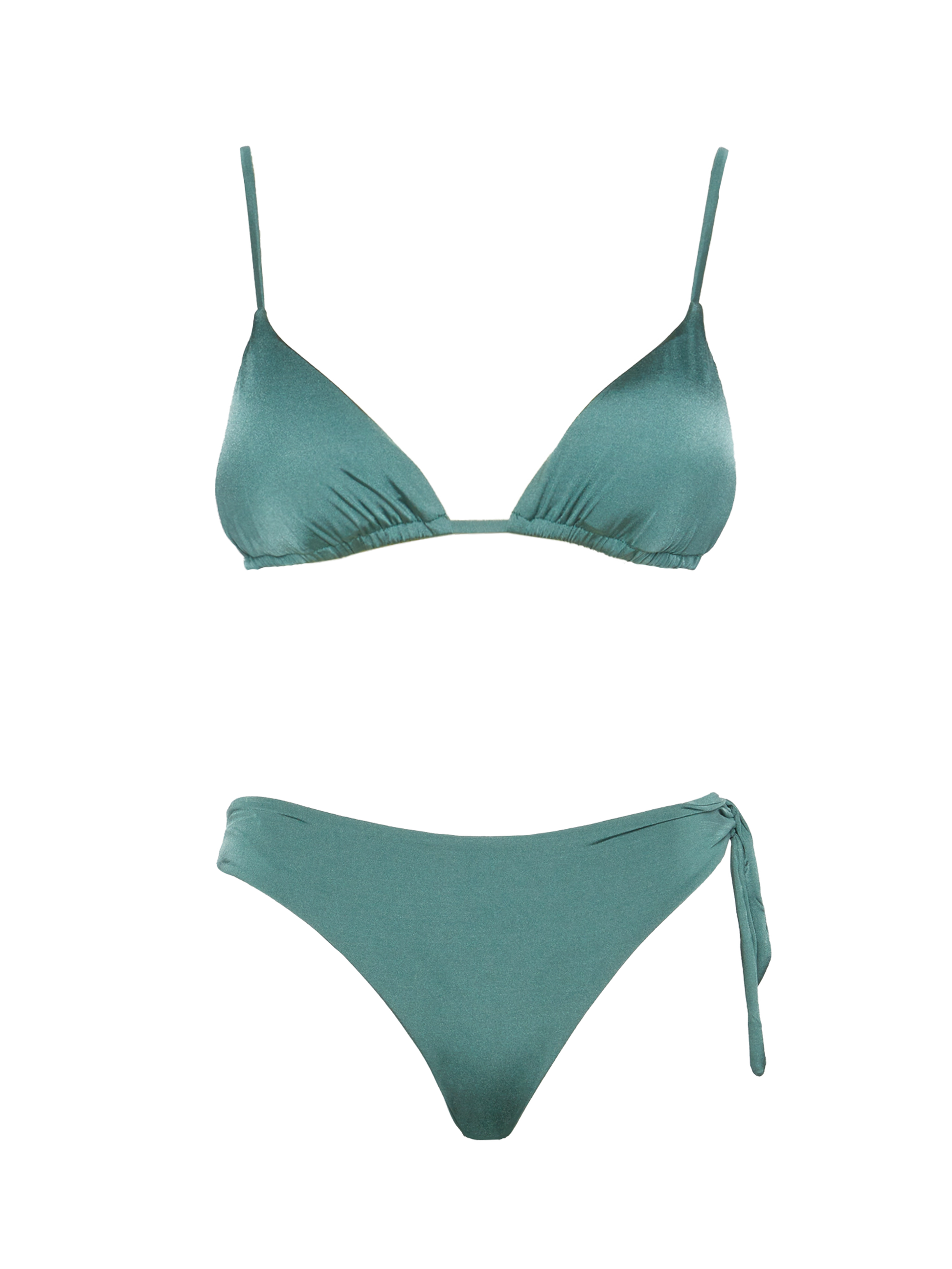 Sage green triangle bikini Janet Loren - MC2 Saint Barth