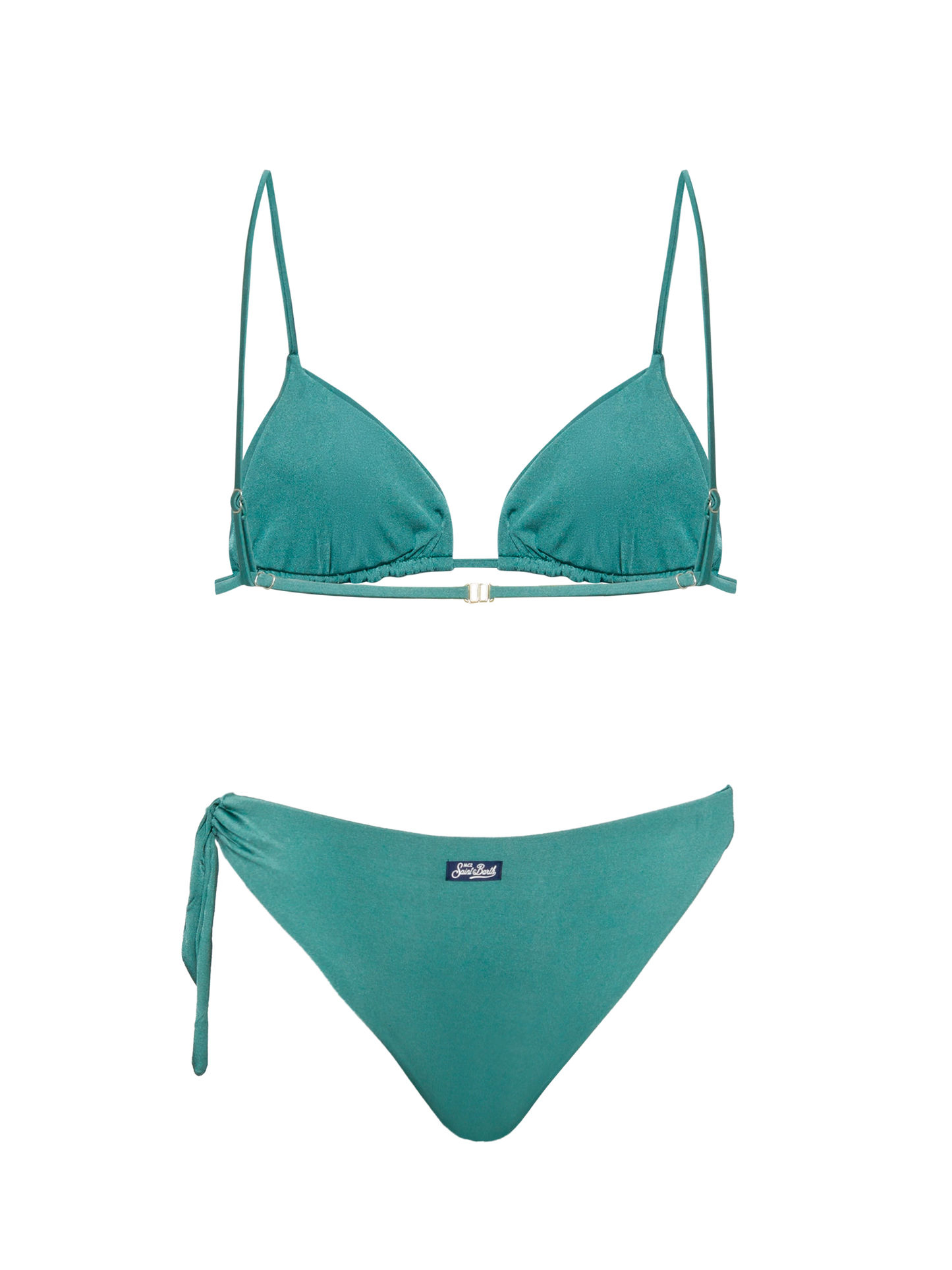 Sage green triangle bikini Janet Loren - MC2 Saint Barth
