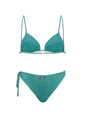 Sage green triangle bikini Janet Loren - MC2 Saint Barth